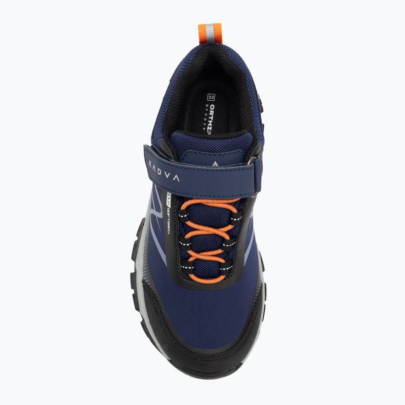 Gyermek túracipő KADVA Rocky Trail Low vízálló softshell sötétkék 8