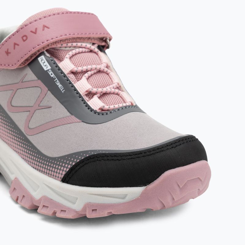 Gyermek túracipő KADVA Rocky Trail Low vízálló softshell szürke 10