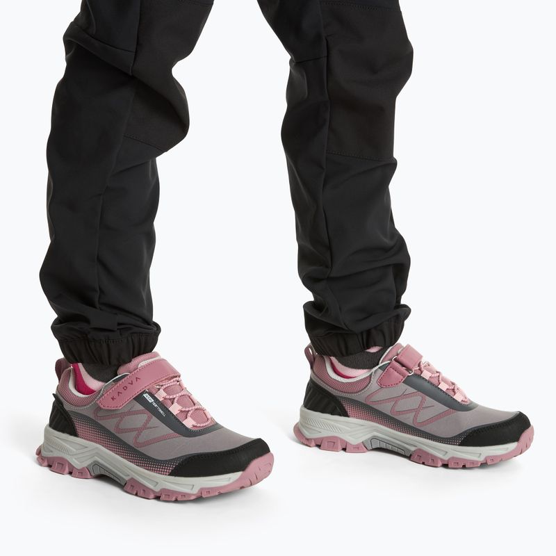 Gyermek túracipő KADVA Rocky Trail Low vízálló softshell szürke 2