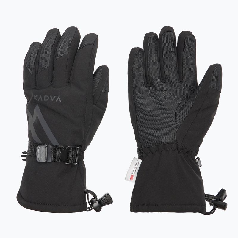 Női síkesztyűk KADVA Mountain Flow 3M Thinsulate fekete 5