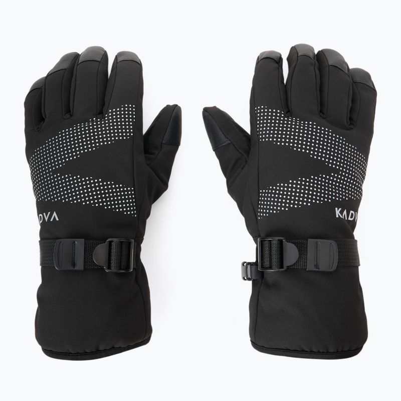 Női síkesztyű KADVA Mountain Flow Pro bőr 3M Thinsulate fekete 2