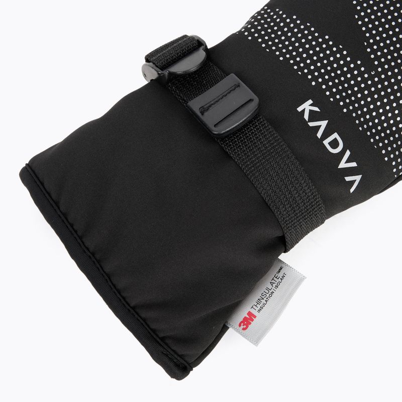 Női síkesztyű KADVA Mountain Flow Pro bőr 3M Thinsulate fekete 5