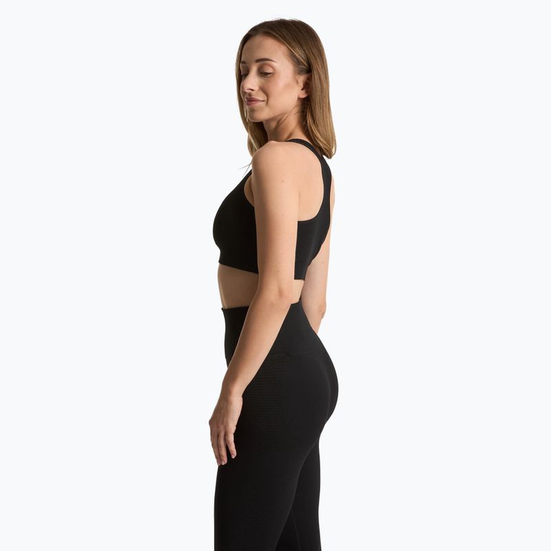 XTREXO Rexi Up Seamless edzőmelltartó fekete 4