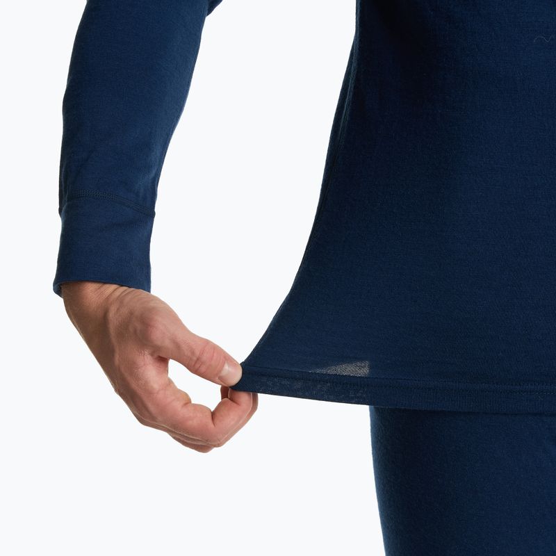 WOOLCANO Merino férfi termál fehérnemű szett SET0540 tengerészkék 6