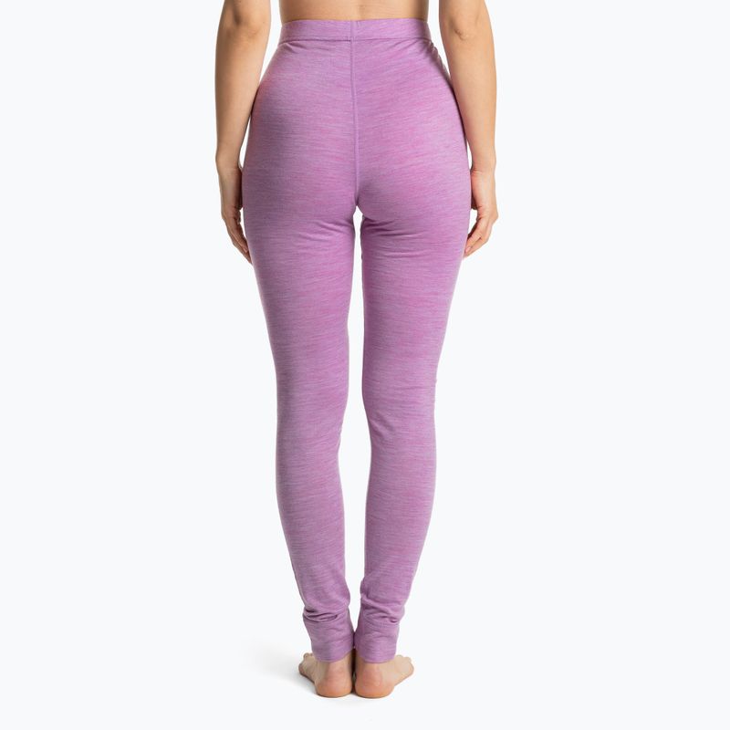 Női termikus fehérnemű szett WOOLCANO Merino SET0543 lila 8