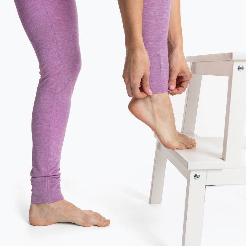 Női termikus fehérnemű szett WOOLCANO Merino SET0543 lila 10