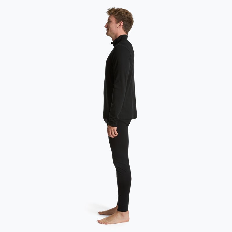 Férfi thermo pulóver WOOLCANO Merino TOP0544 fekete 3