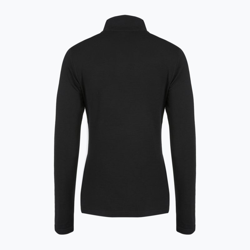 Női thermo pulóver WOOLCANO Merino TOP0545 fekete 7