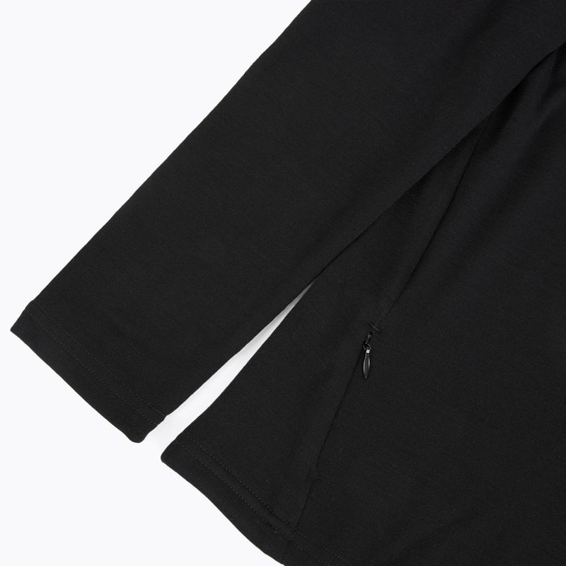 Női thermo pulóver WOOLCANO Merino TOP0545 fekete 9