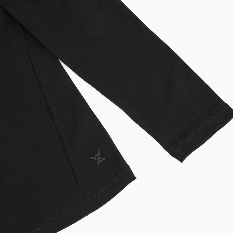 Női thermo pulóver WOOLCANO Merino TOP0545 fekete 10