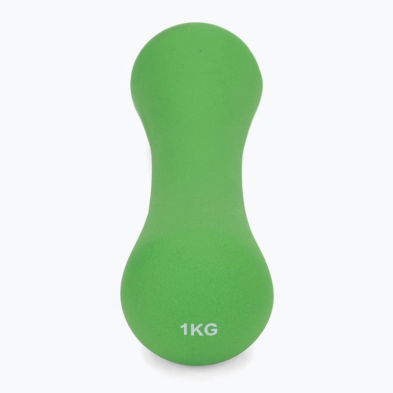 XTREXO neoprén súlyzó TX0-B4M008 1 kg zöld 3
