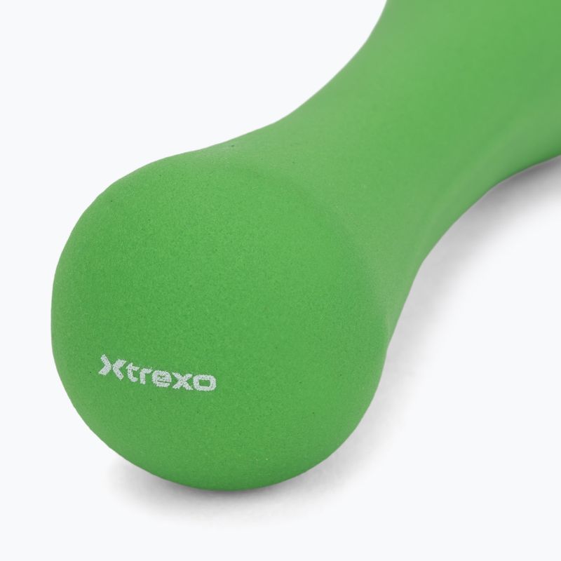 XTREXO neoprén súlyzó TX0-B4M008 1 kg zöld 5