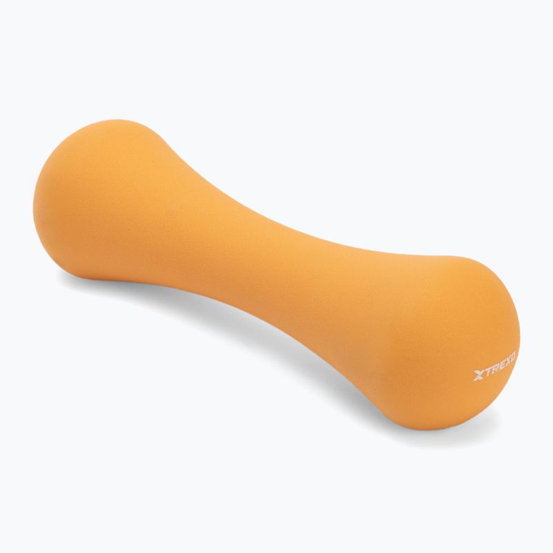 TREXO neoprén súlyzó TX0-B4M009 1,5 kg narancssárga