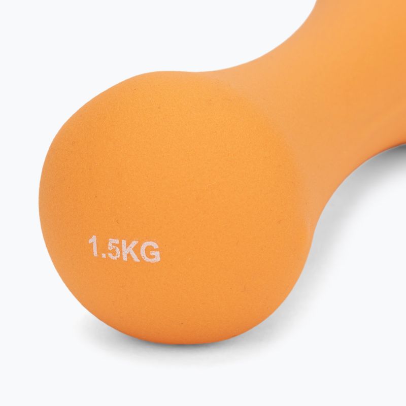 XTREXO neoprén súlyzó TX0-B4M009 1,5 kg narancssárga 5