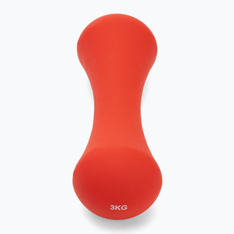 TREXO neoprén súlyzó TX0-B4M011 3 kg vörös 2