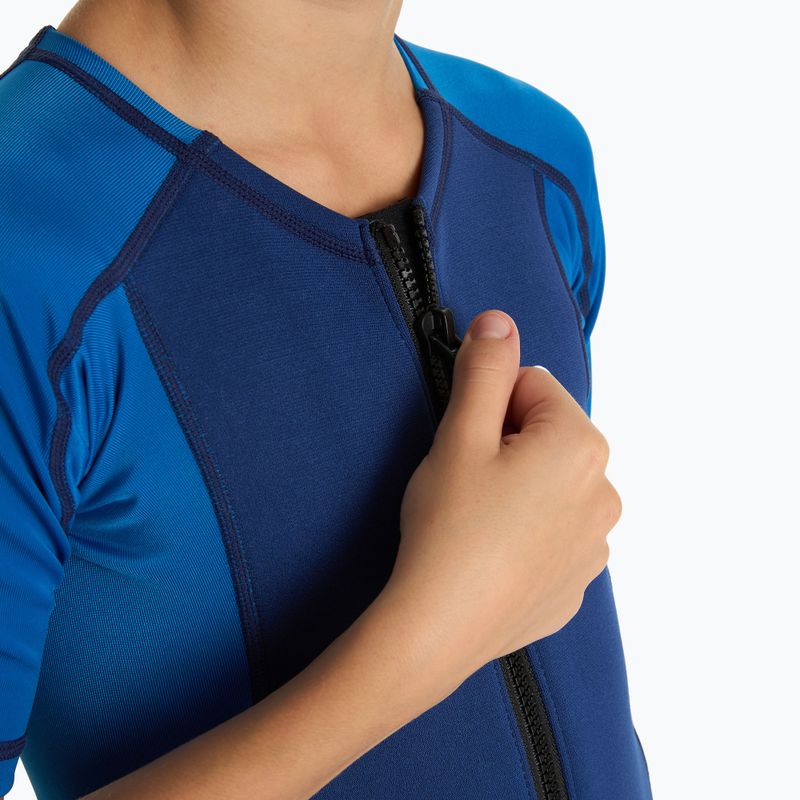 Gyerek szörfruha AQUASTIC 1,5 mm neoprénből WAVEY blue 5