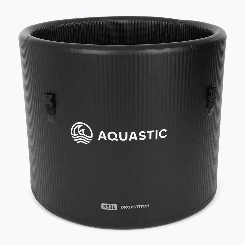 AQUASTIC rozmár medence BrrFree 382L cseppvarrás fekete 3