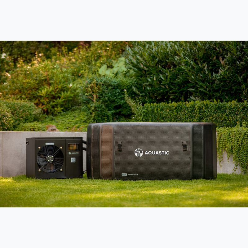 AQUASTIC rozmár medence BrrFree 456L cseppvarrás fekete 17