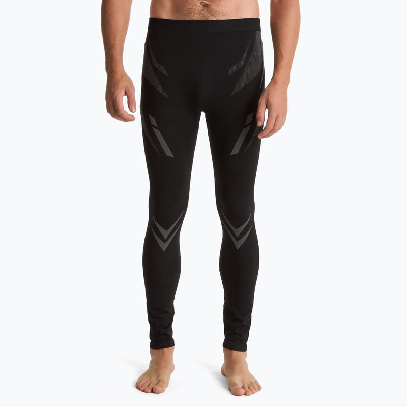 Férfi KADVA ALPINESTEP COOLMAX THERMAL PRO DRY varrás nélküli thermo fehérnemű szett fekete 7
