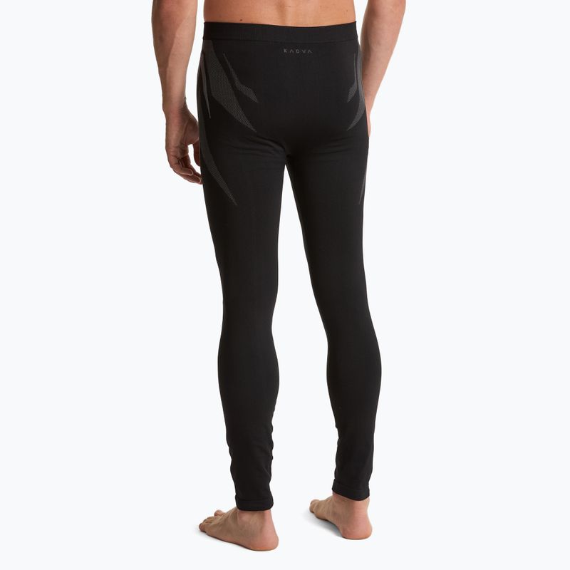 Férfi KADVA ALPINESTEP COOLMAX THERMAL PRO DRY varrás nélküli thermo fehérnemű szett fekete 8
