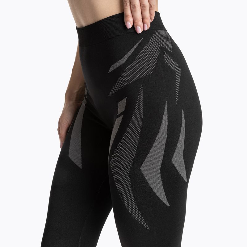 Női KADVA ALPINESTEP COOLMAX THERMAL PRO DRY varrás nélküli fekete termikus fehérnemű szett 9