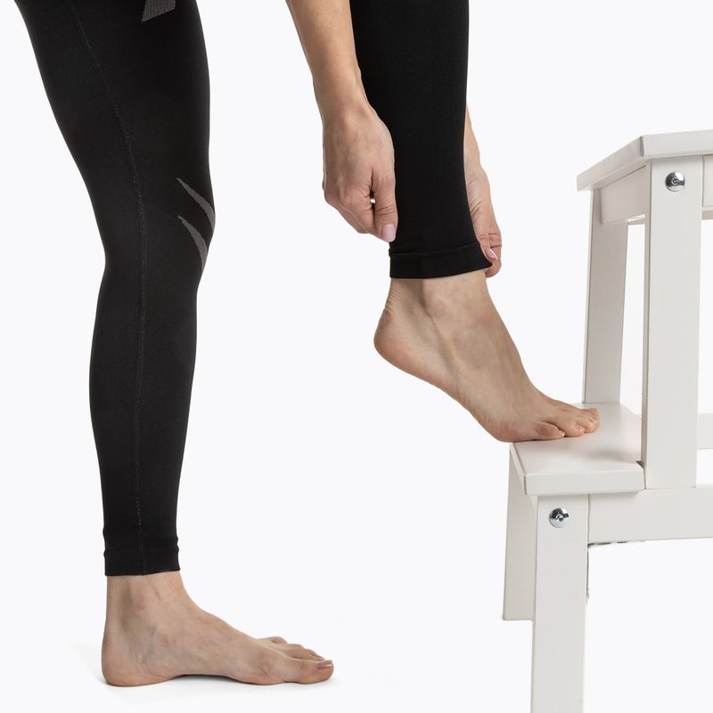 Női KADVA ALPINESTEP COOLMAX THERMAL PRO DRY varrás nélküli fekete termikus fehérnemű szett 10