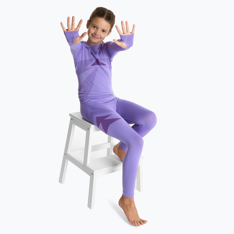 KADVA ALPINESTEP THERMO LIGHT PLUS gyermek termo alsónemű szett lila 8