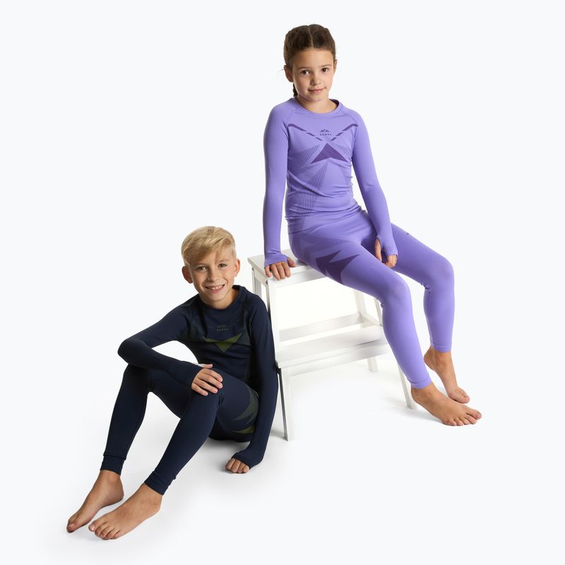 KADVA ALPINESTEP THERMO LIGHT PLUS gyermek termo alsónemű szett lila 9