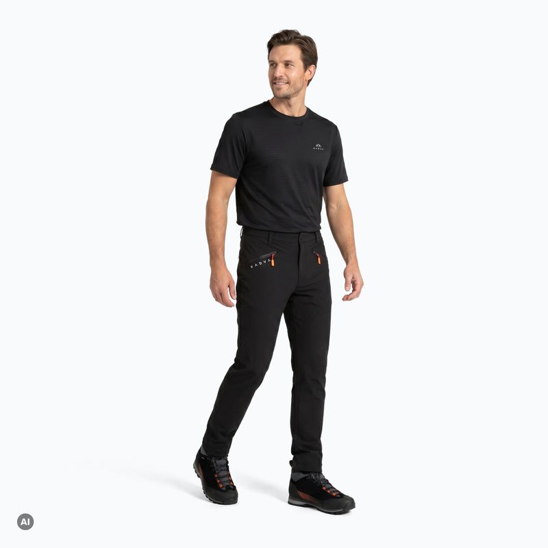 Férfi KADVA Nevra Mid WP fekete túracipő 4