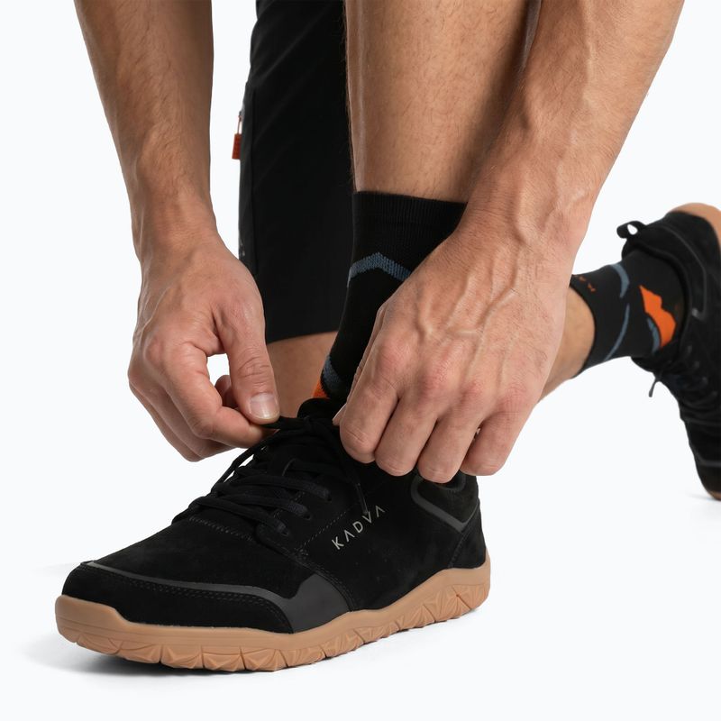 Férfi barefoot cipő KADVA ROOT fekete 5