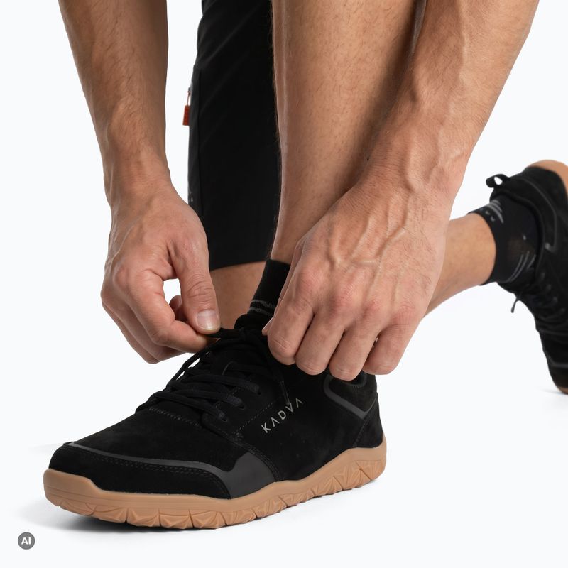 Férfi barefoot cipő KADVA ROOT fekete 5