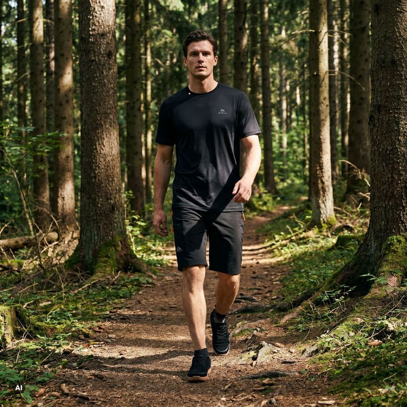Férfi barefoot cipő KADVA ROOT fekete 6