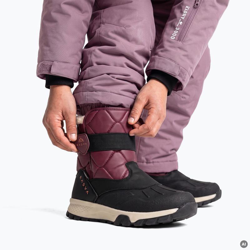 Gyermek hócipő KADVA Andes WP JR bordó 4