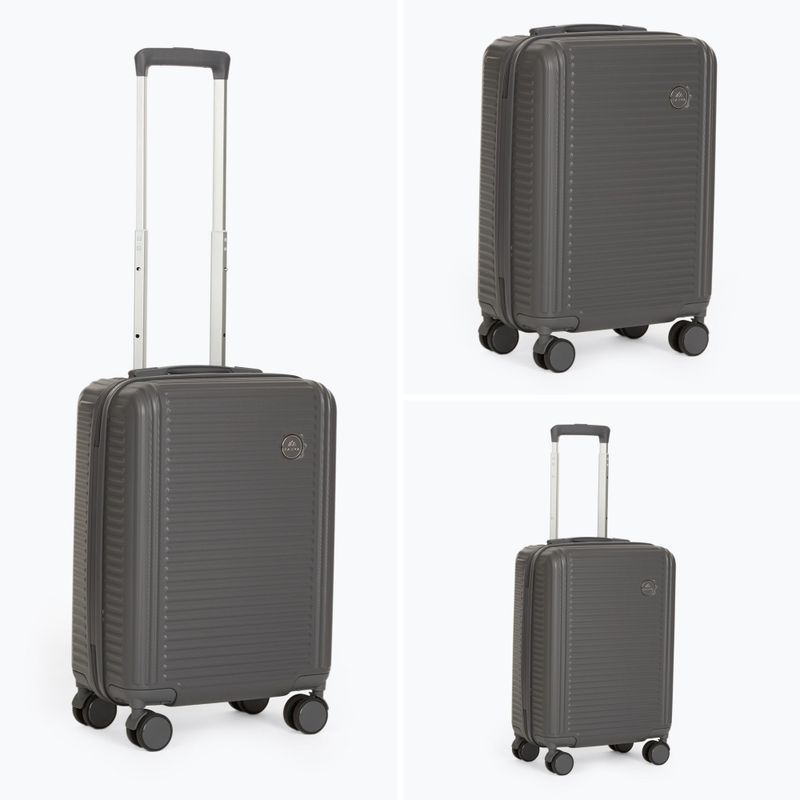 Kabinbőrönd KADVA Palero 38 l szürke 10