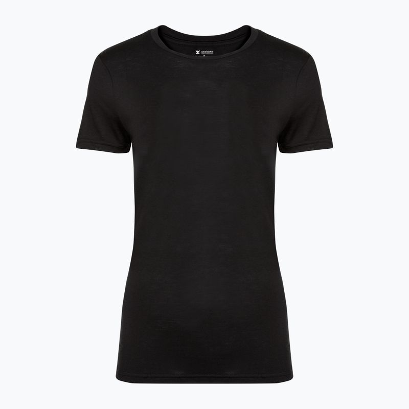 Női termál póló WOOLCANO Merino TEE0547 fekete 7