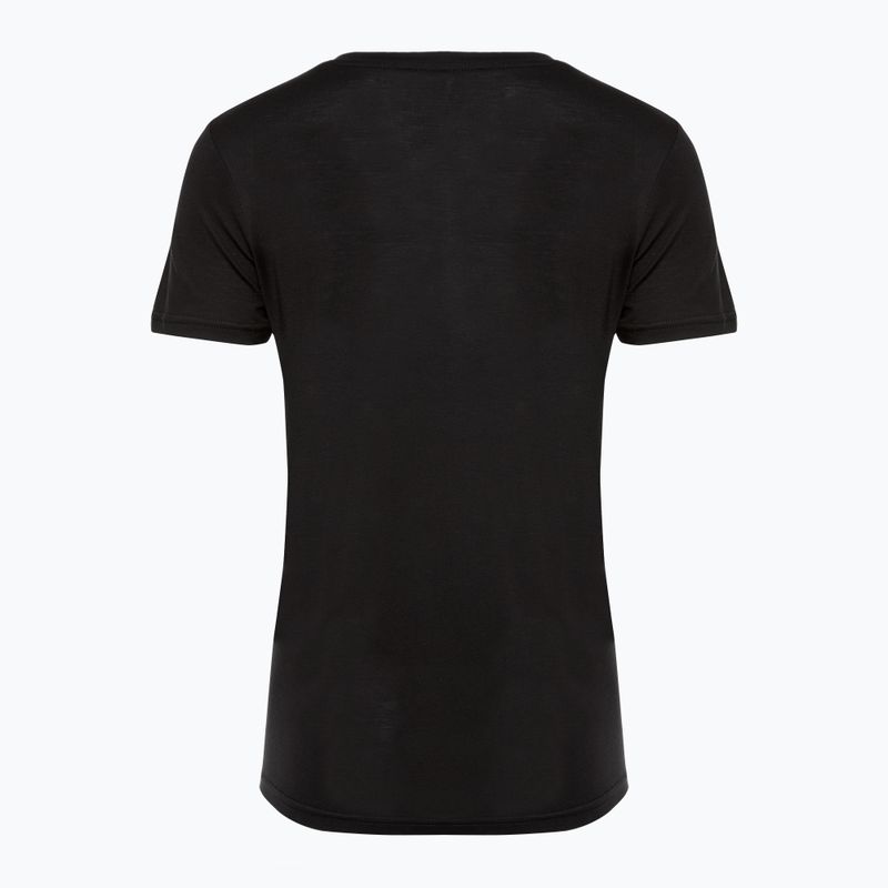 Női termál póló WOOLCANO Merino TEE0547 fekete 8