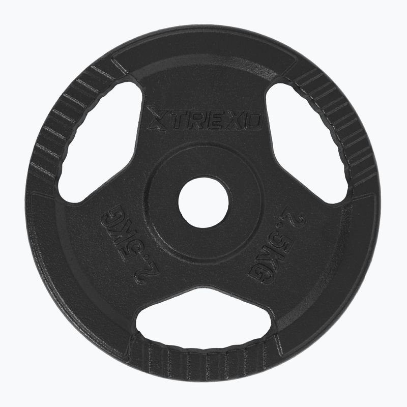 XTREXO öntöttvas súly TRX-ICP002 2,5 kg króm 3