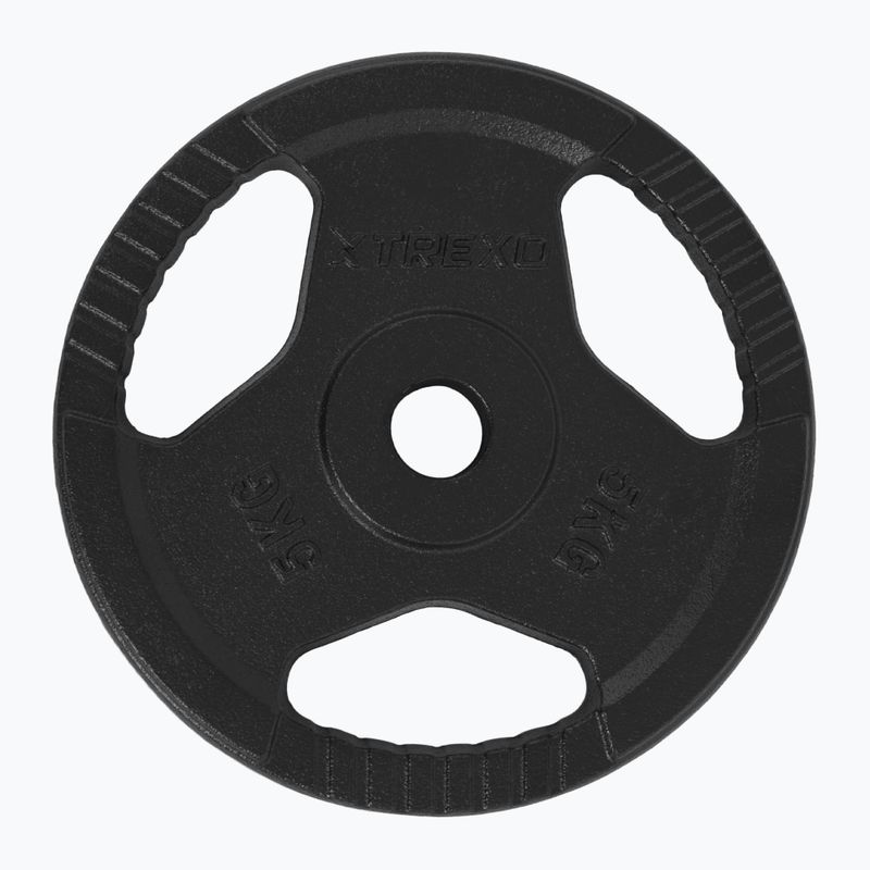 Öntöttvas súly XTREXO TRX-ICP005 5 kg króm 3