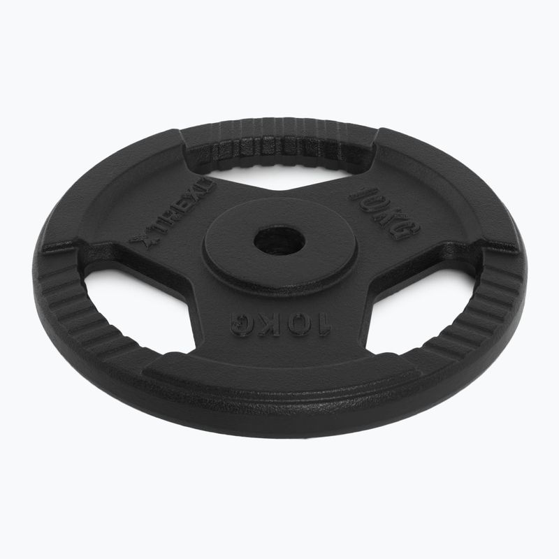 Öntöttvas súly TREXO TRX-ICP010 10 kg króm