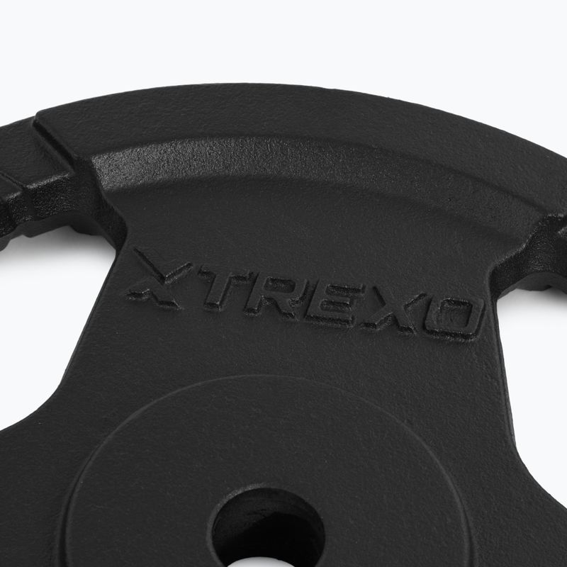 XTREXO öntöttvas súly TRX-ICP015 15 kg króm 3