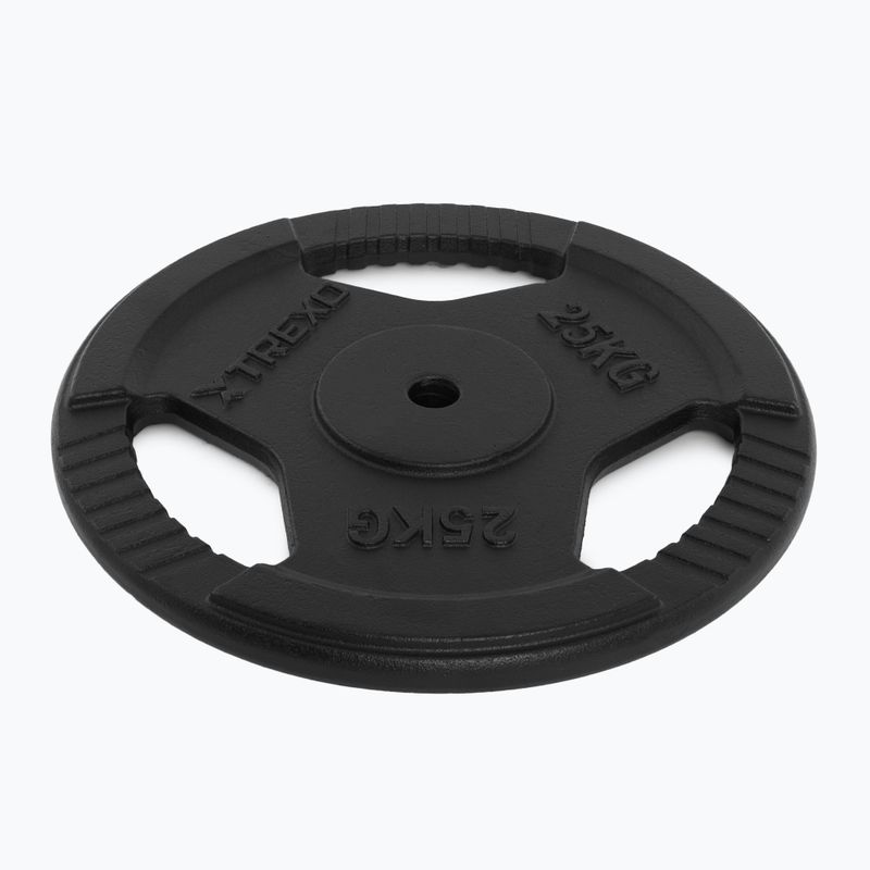 XTREXO öntöttvas súly TRX-ICP025 25 kg króm