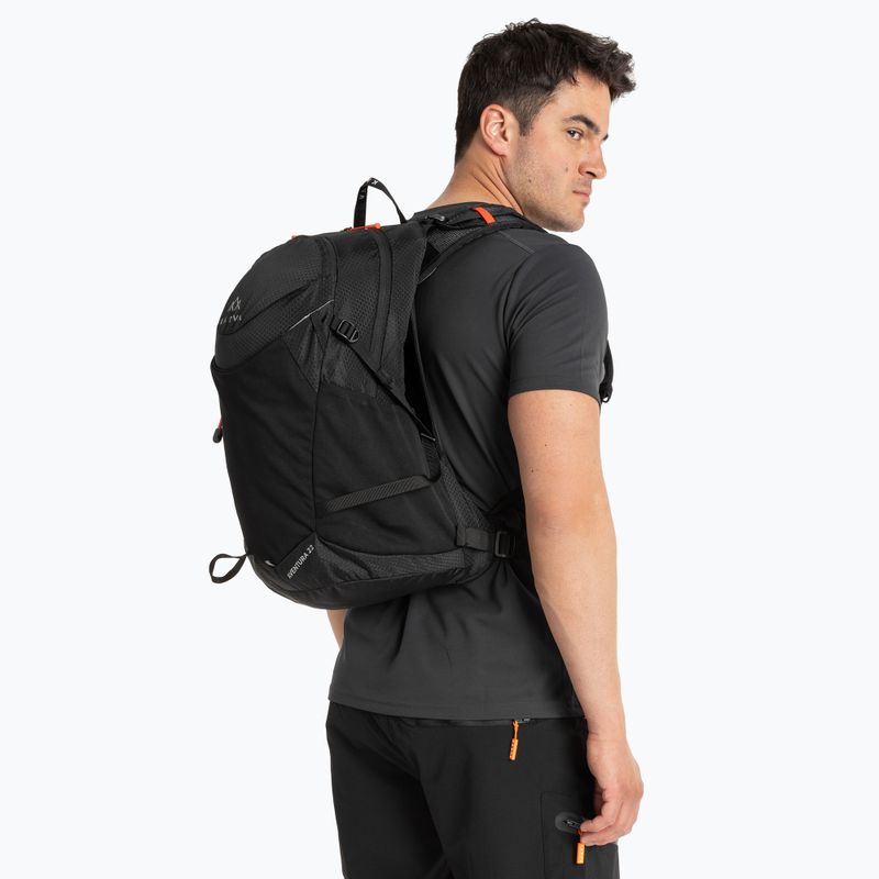 KADVA Aventura 22 l fekete túrahátizsák 2