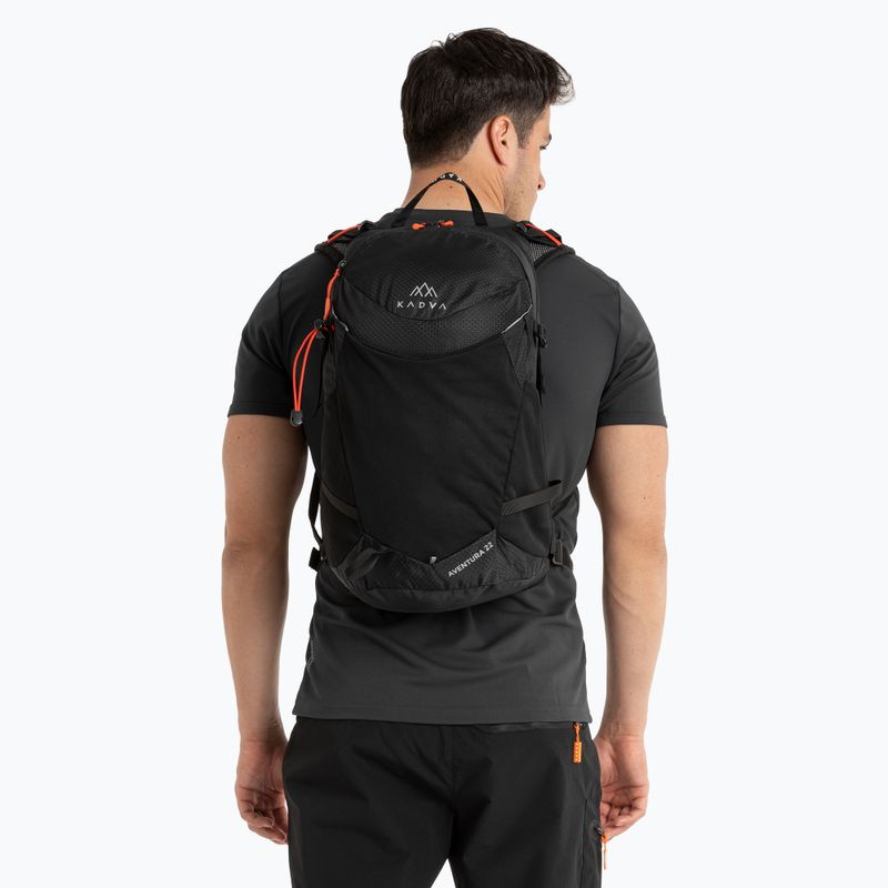 KADVA Aventura 22 l túra hátizsák fekete 10