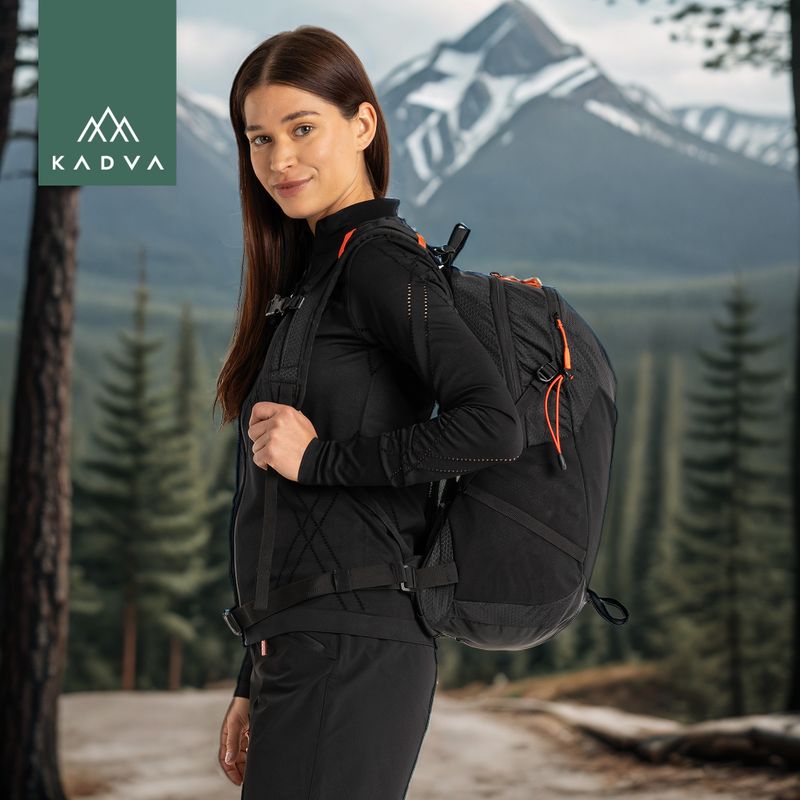KADVA Aventura 22 l fekete túrahátizsák 26
