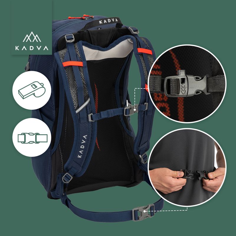 KADVA Aventura 22 l túrahátizsák acélkék 28