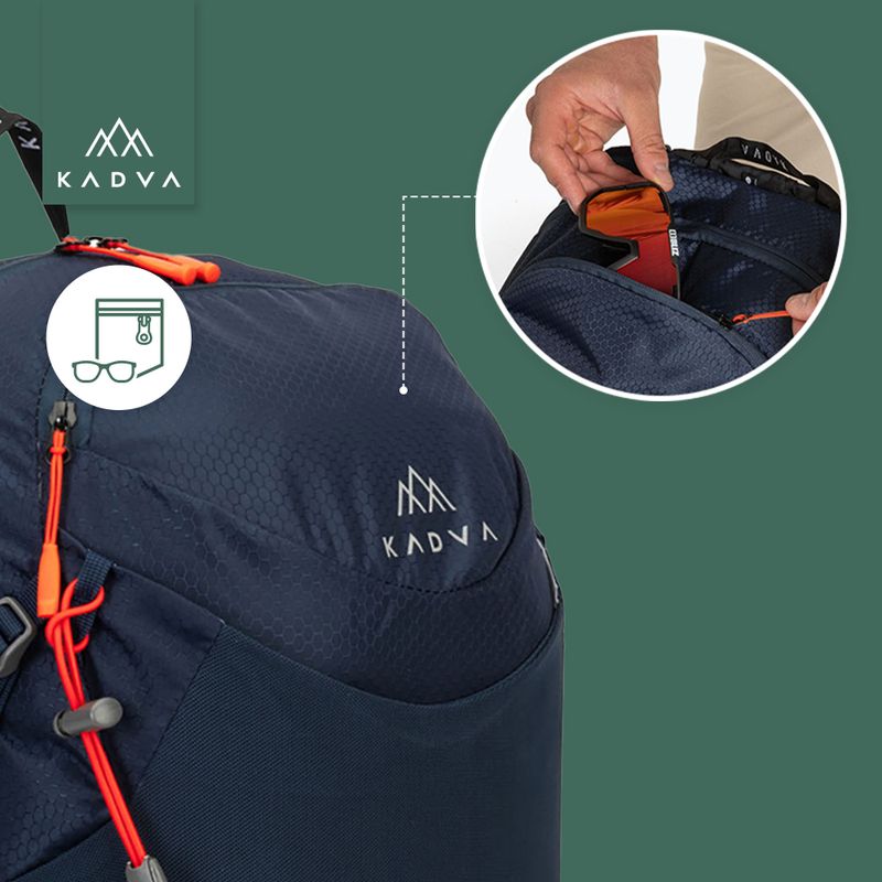 KADVA Aventura 22 l túrahátizsák acélkék 29