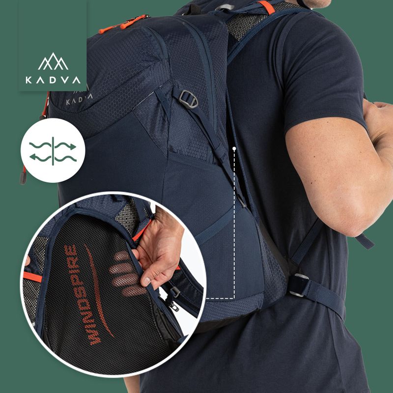 KADVA Aventura 22 l túrahátizsák acélkék 30