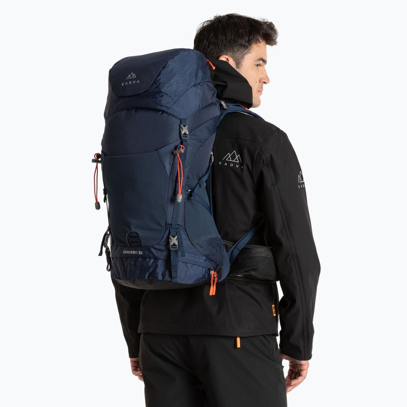 KADVA Sendero 35 l trekking hátizsák acél kék 2