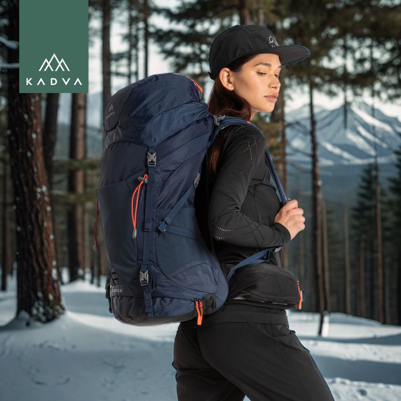 KADVA Sendero 35 l trekking hátizsák acél kék 29