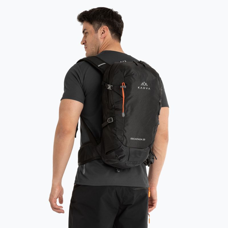 KADVA Escapada 20 l túra hátizsák fekete 17